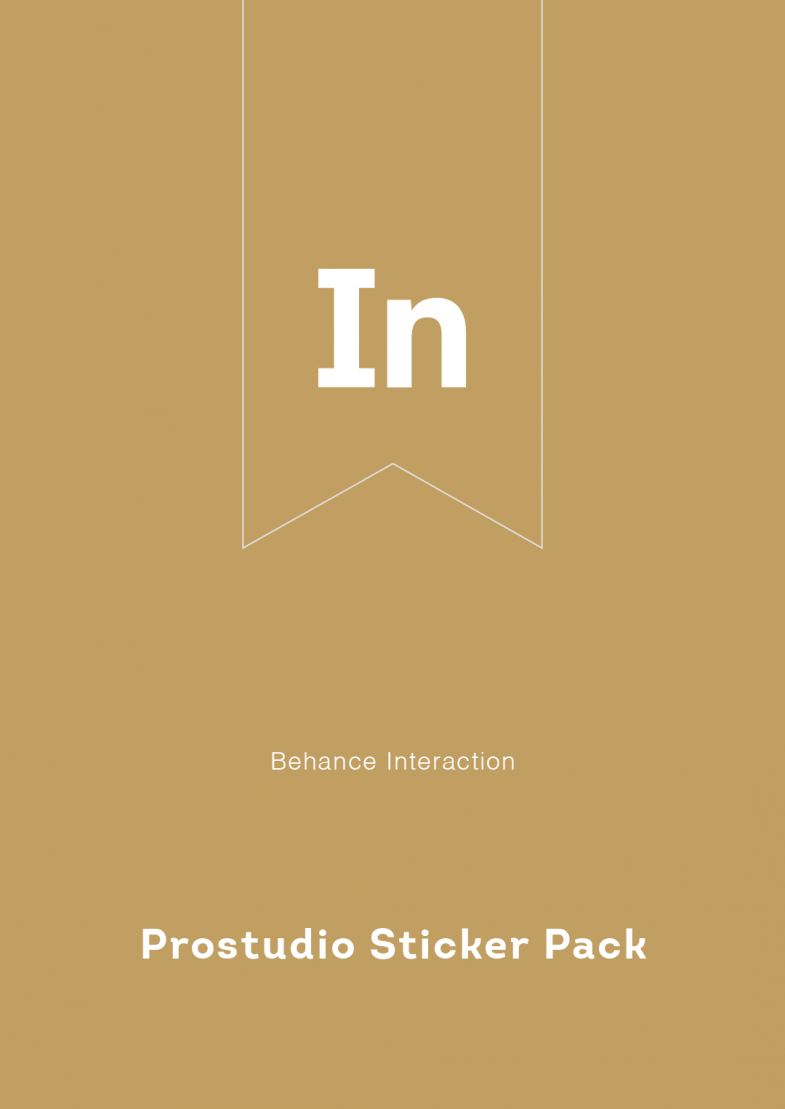 Награда за стикеры prostudio от behance ui