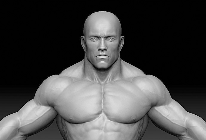 Изображение — миниатюра 3d модель человека Миниатюра 3d модель человека